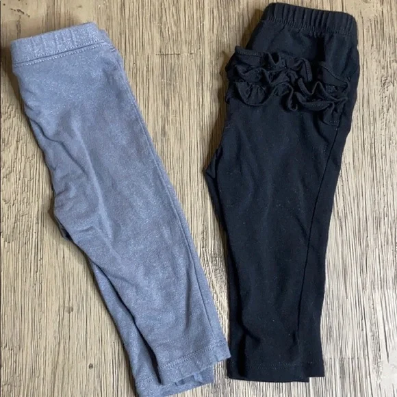 Old Navy Girl Leggings Set 6-12 months - Picture 4 of 13